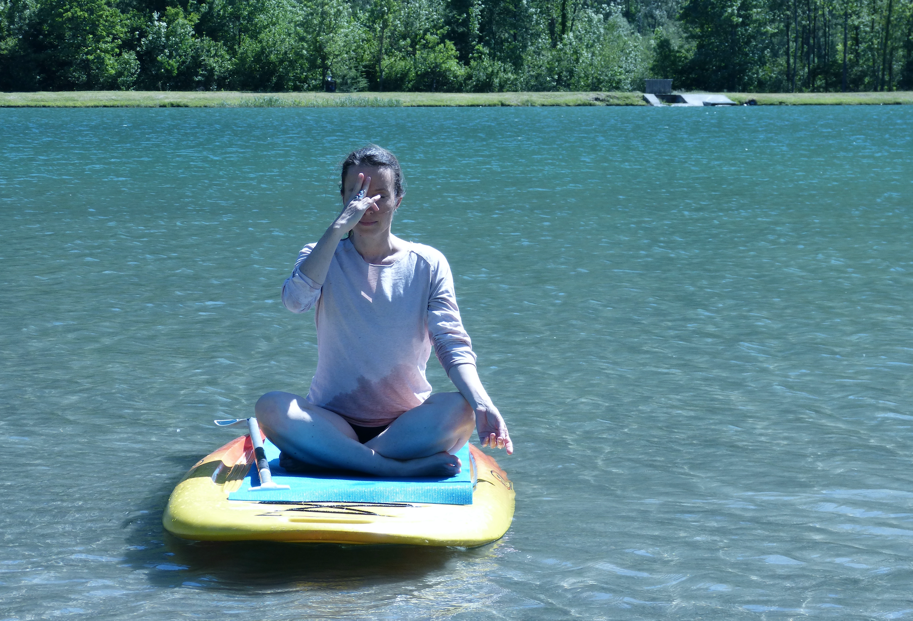 Yoga paddle photo